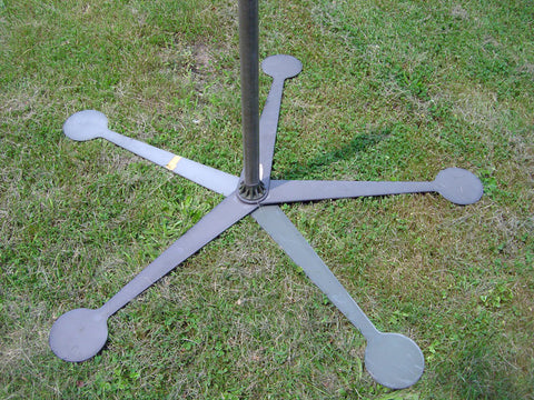 Paddle Base For 48" Military Fiberglass + Aluminum Mast Section