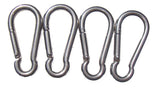 Antenna Guy Ring Clips - Zinc Plated steel - Lot of 4 FREE SHIPPING WITHIN THE U.S.!